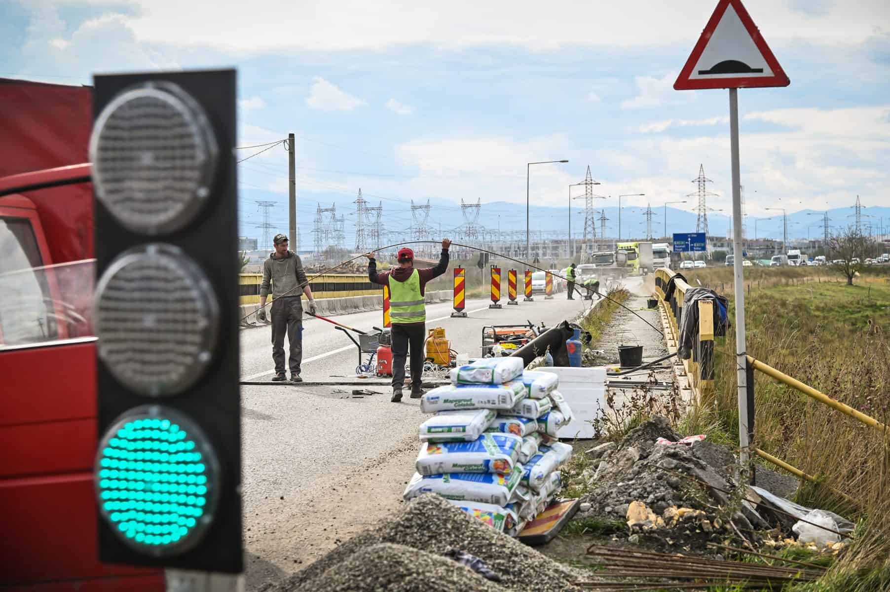 se repară podul peste cibin de la ieşirea spre agnita - restricţii de trafic în zonă