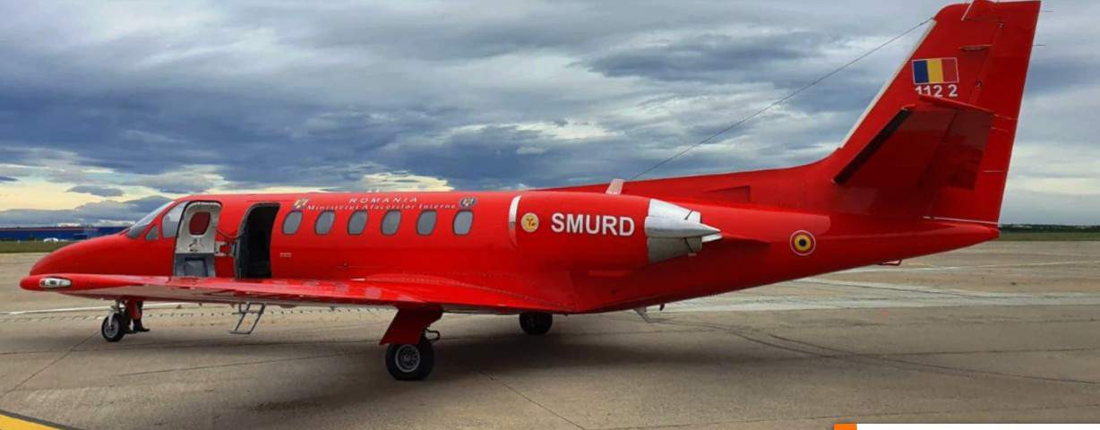 Două avioane SMURD, cu locuri de ATI, vor fi achiziționate cu fonduri europene