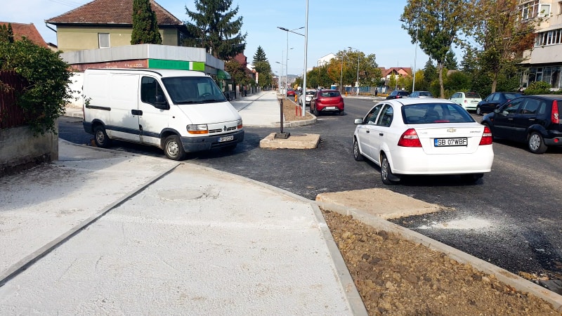 schimbare de planuri - lucrările de pe calea dumbrăvii, efectuate sub trafic - cu o singură excepție