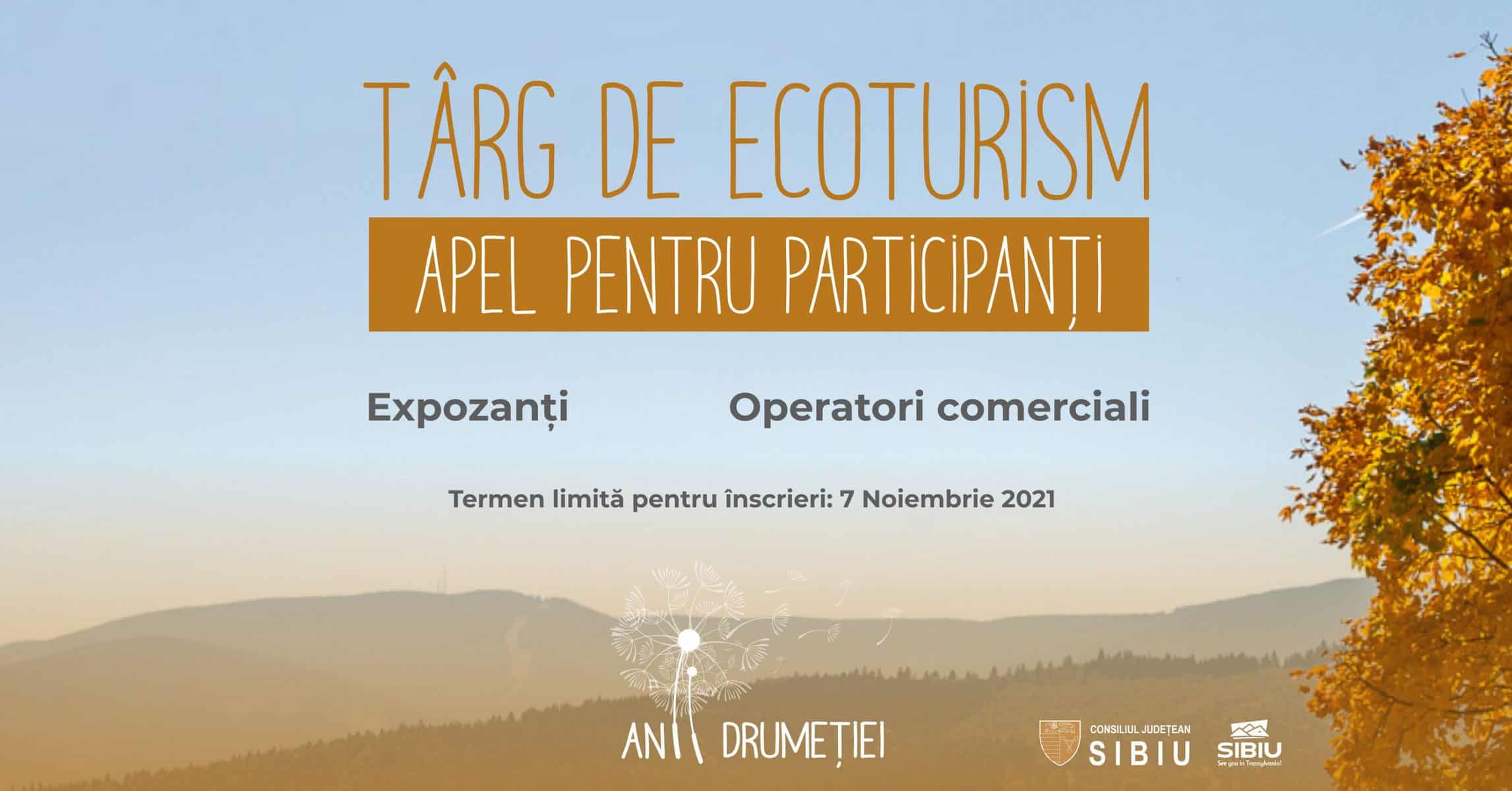 la sibiu va avea loc târgul de ecoturism - consiliul judeţean sibiu caută expozanţi