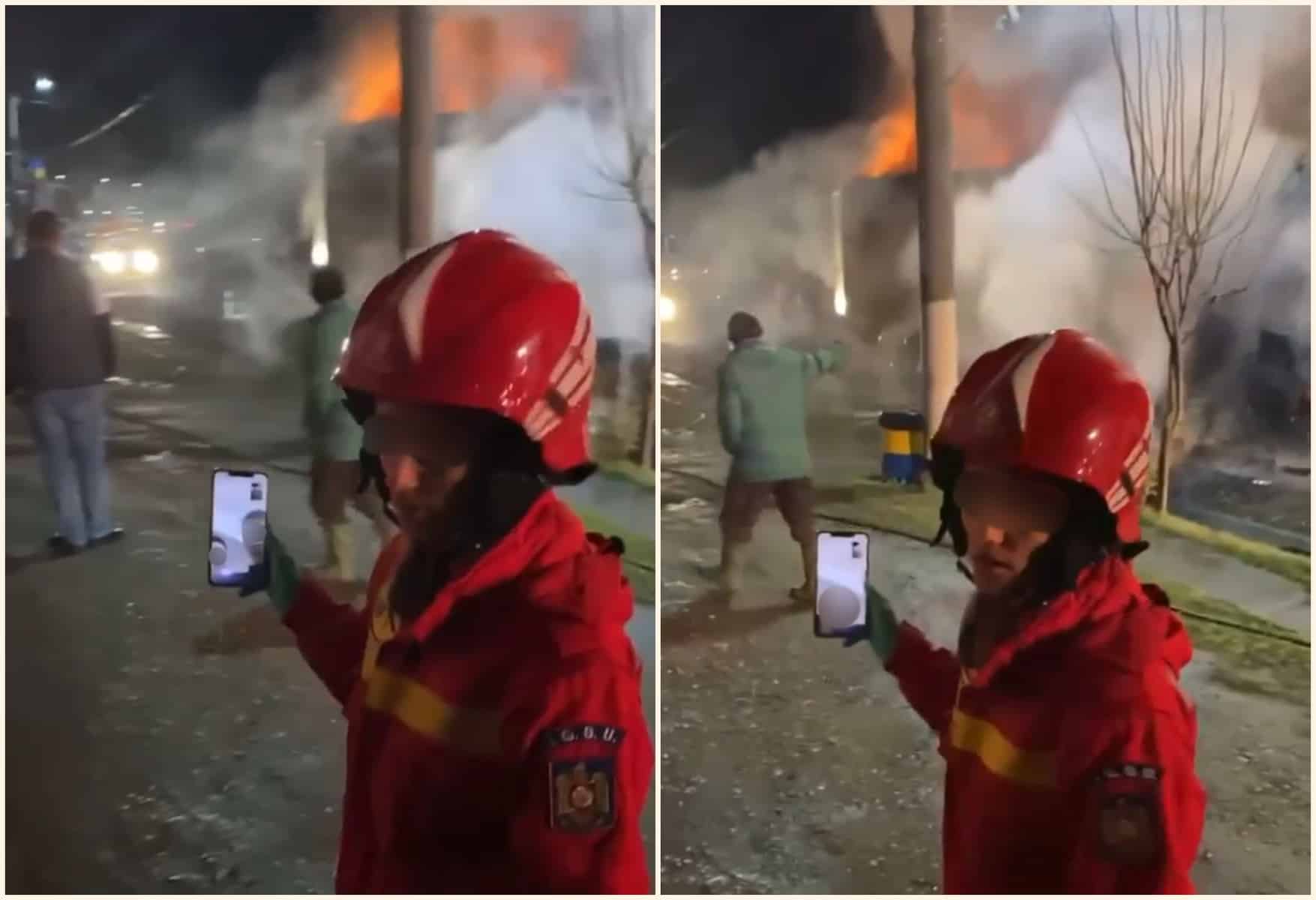 isu sibiu, despre paramedicul care era în apel video cu prietenii la incendiul de tir - „folosirea telefonului nu a influențat intervenția”