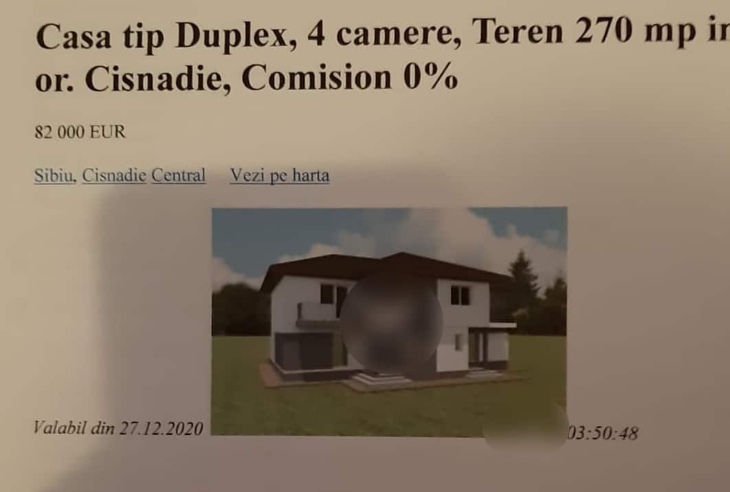 sibiancă fraierită la cumpărarea unei case în cisnădie – „am rămas fără 41.000 euro, dar și fără imobil”