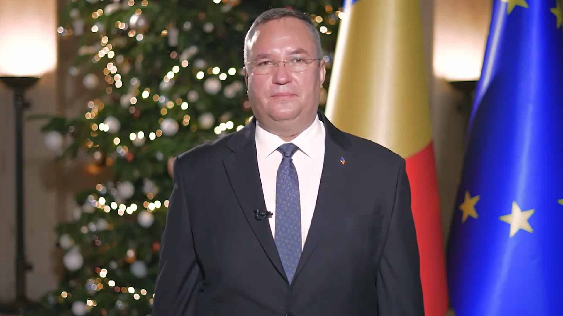 VIDEO Mesajul premierului Ciucă de Crăciun: "Să ne gândim la sănătatea noastră și a celor din jur"