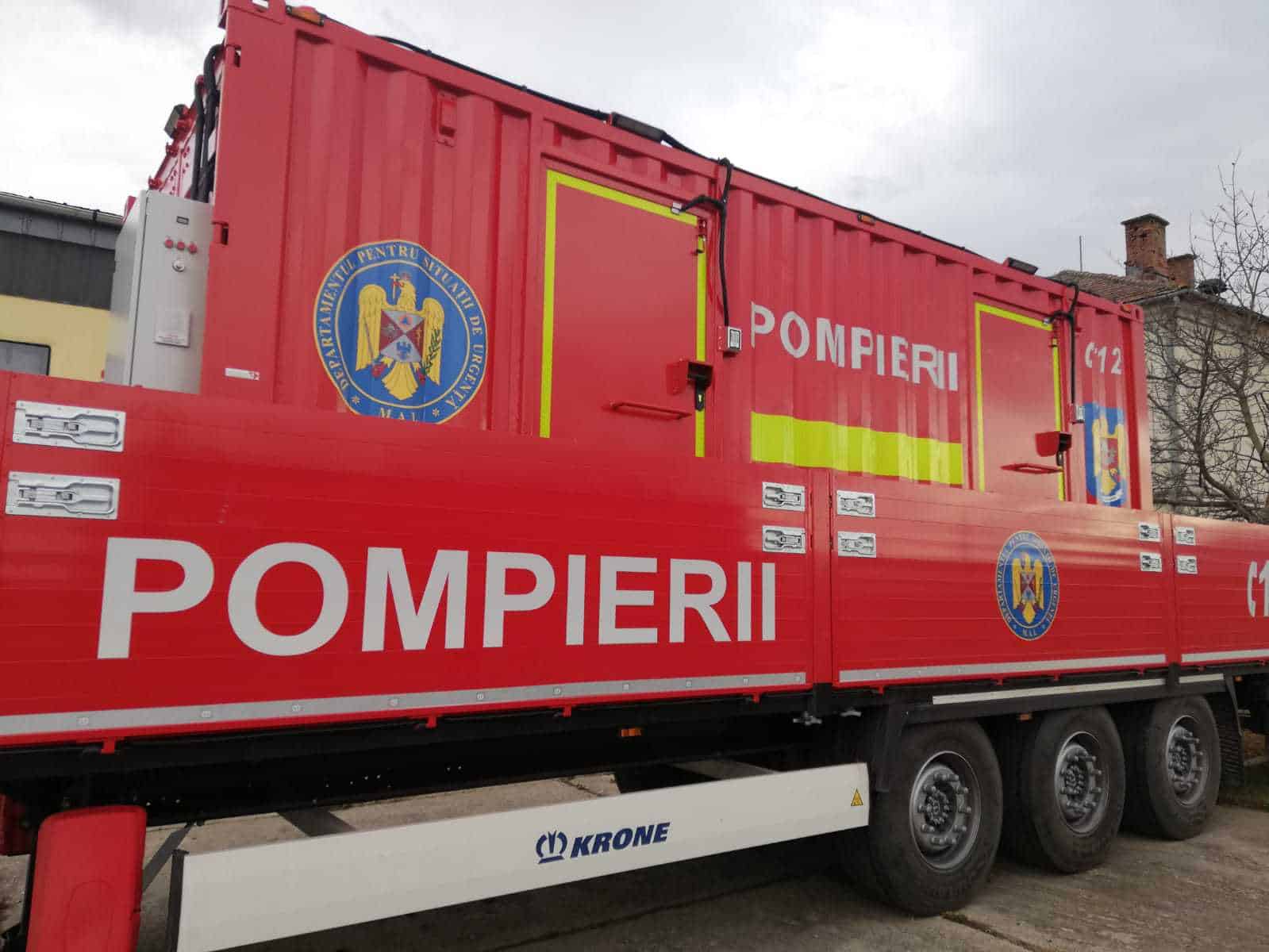 ISU Sibiu are un container pirotehnic nou - „Va spori siguranța personalului care manevrează munițiile”