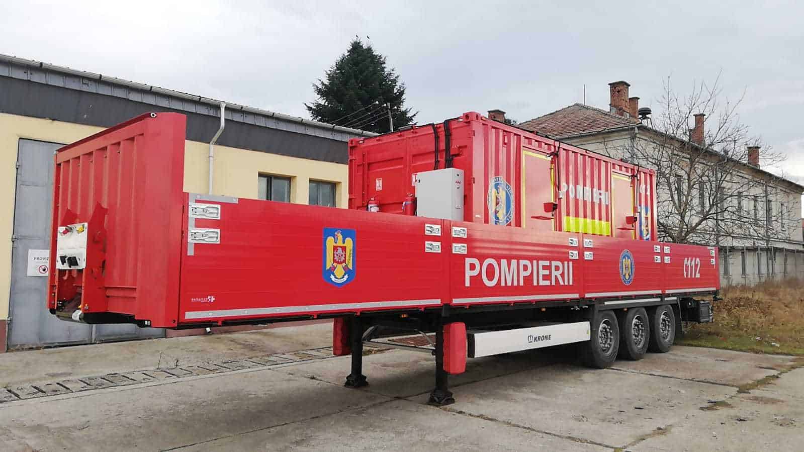 isu sibiu are un container pirotehnic nou - „va spori siguranța personalului care manevrează munițiile”