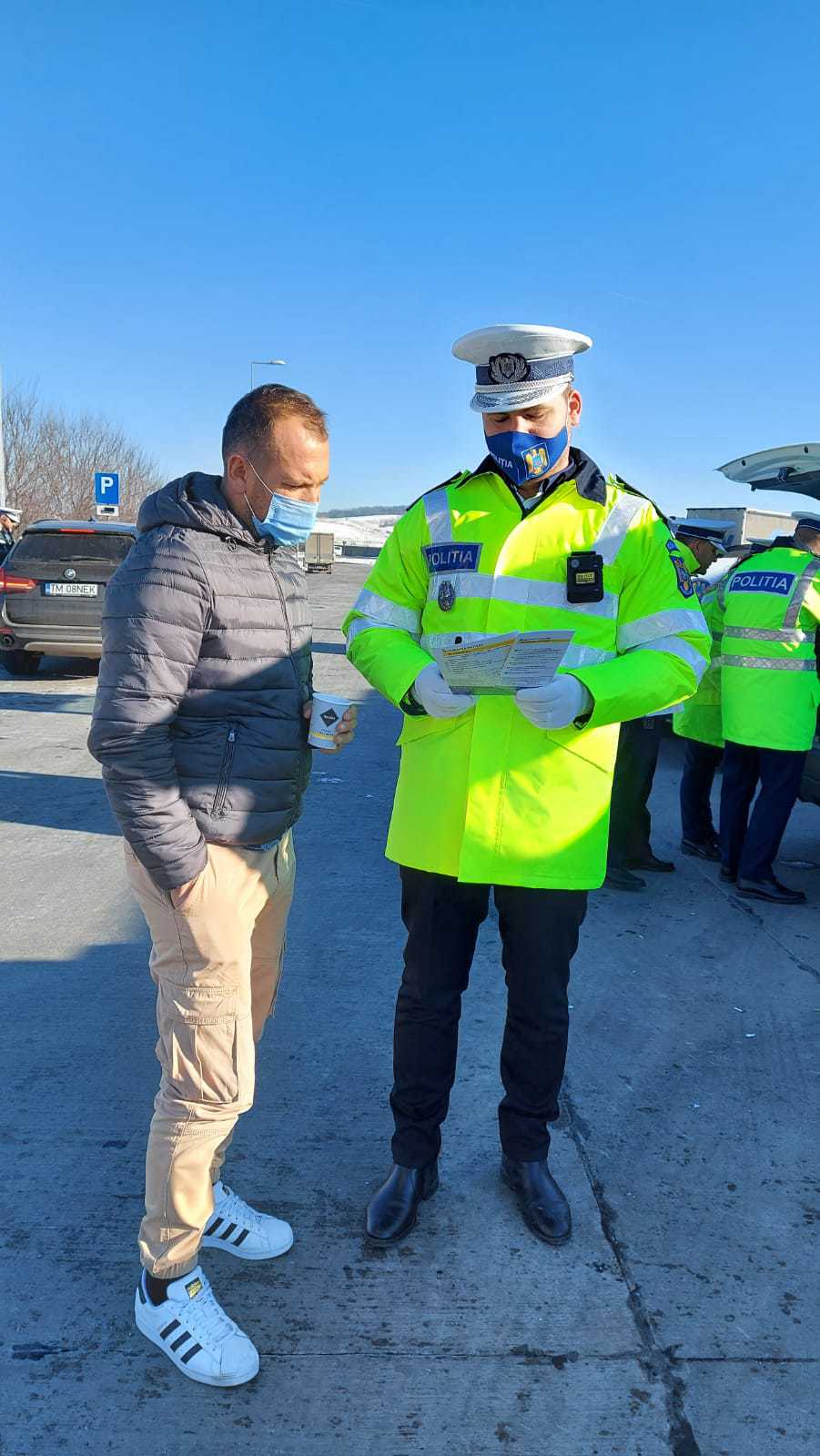 video: controale pe autostradă la sibiu - poliția: „șoferi, trageți pe dreapta și beți o cafea”