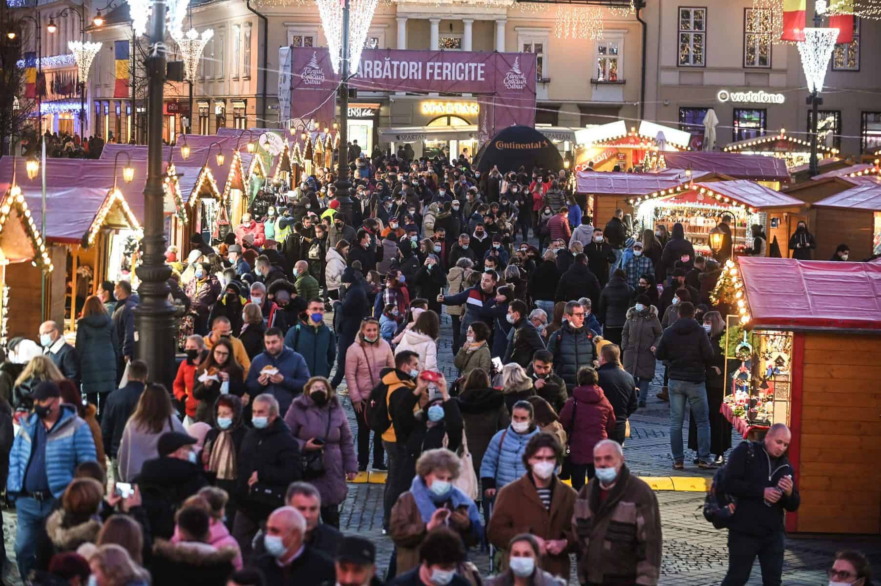 Veste bună - Se relaxează accesul în Târgul de Crăciun din Sibiu – Pot intra și nevaccinații