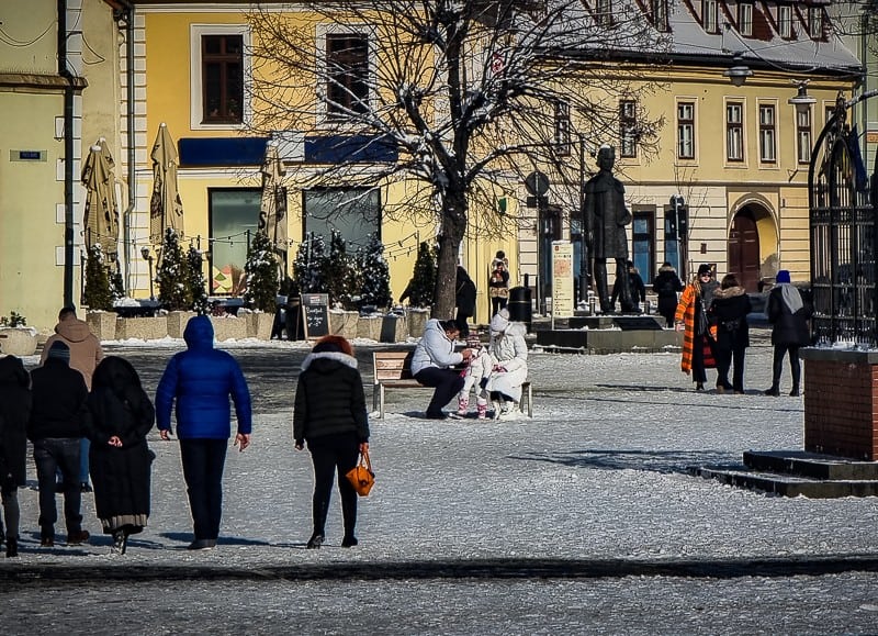 video: mica unire, sărbătorită la sibiu - sibienii și turiștii au admirat centrul înzăpezit - „este minunat orașul”