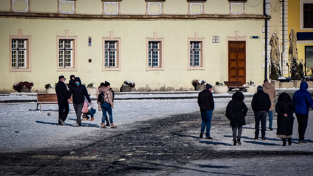 VIDEO: Mica Unire, sărbătorită la Sibiu - Sibienii și turiștii au admirat centrul înzăpezit - „Este minunat orașul”