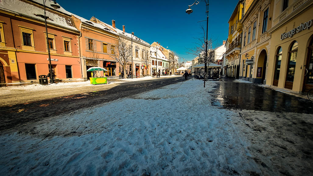 VIDEO: Mica Unire, sărbătorită la Sibiu - Sibienii și turiștii au admirat centrul înzăpezit - „Este minunat orașul”