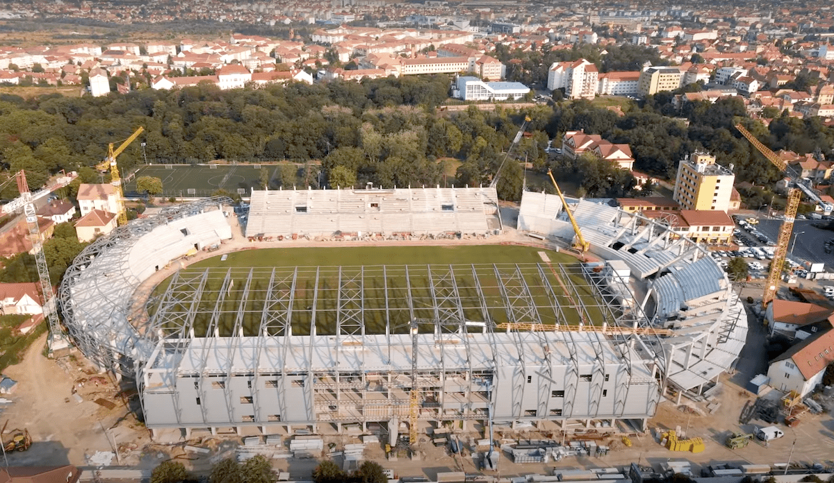 Lucrările la stadionul “Municipal”, gata la finalul lui august - Fodor: “Primul meci va fi un amical. Așteptăm Naționala României la Sibiu”