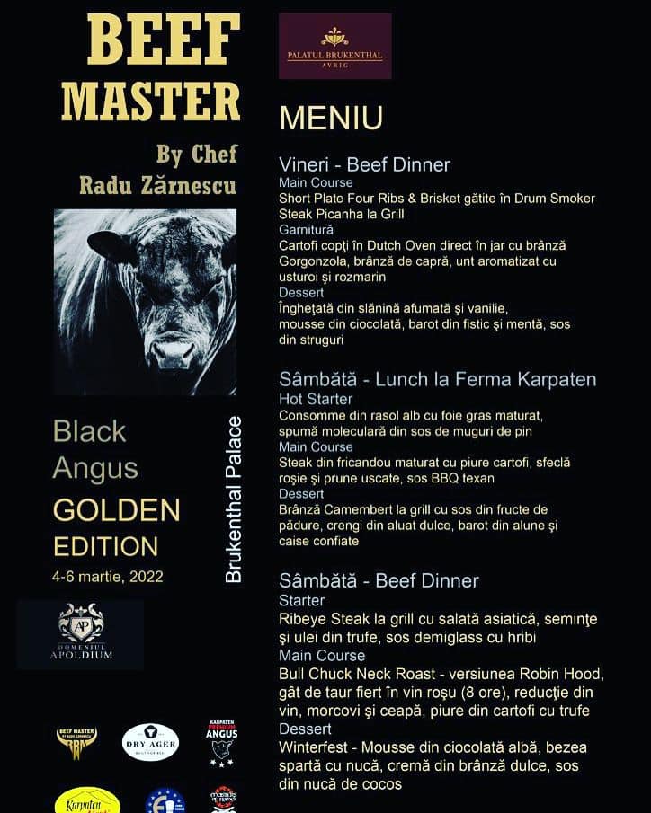 Chef Radu Zărnescu va face spectacol culinar la “Beef Master” - invitat Jan Oprișor