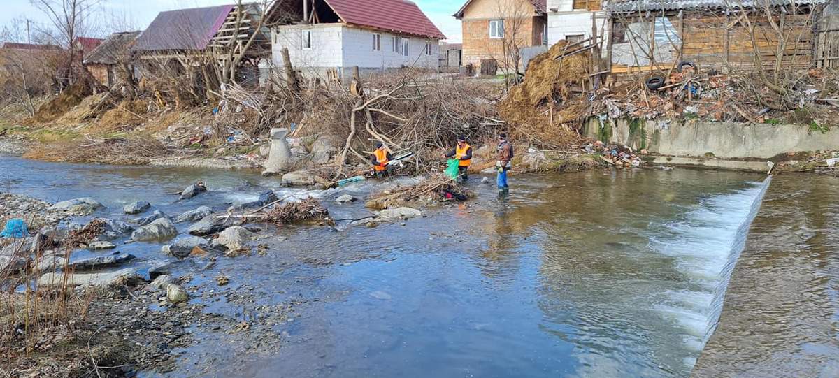 foto: râul avrig, sufocat de gunoaie - primăria promite că va aplica amenzi usturătoare