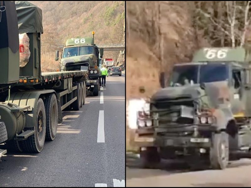 video: imagini de la accidentul făcut de americani pe valea oltului - coliziune în convoiul nato