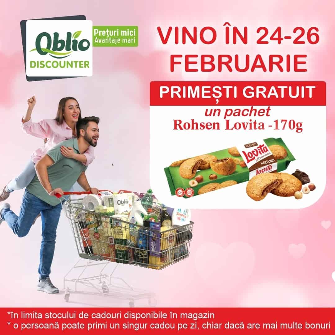 oblio discounter celebrează dragostea - cadouri de dragobete la magazinul cash&carry din sibiu