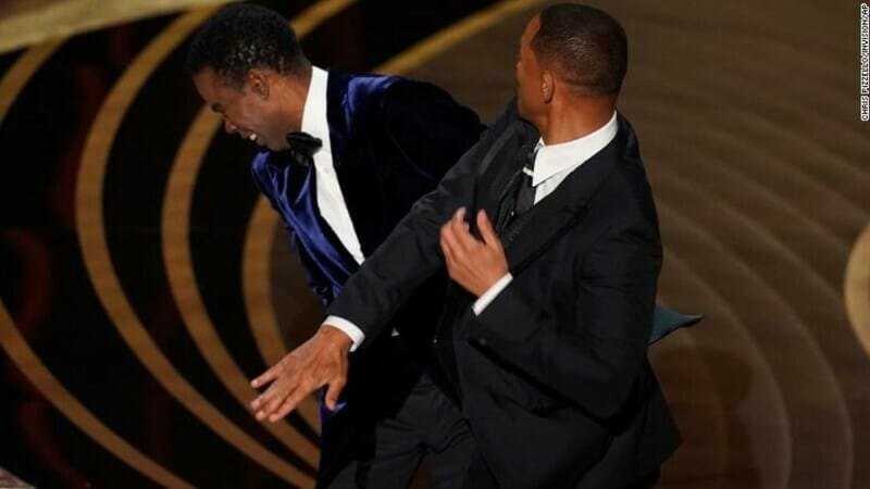 video incident la premiile oscar - will smith i-a tras o palmă comicului chris rock