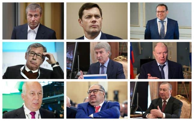 doar jumătate dintre cei mai bogaţi oligarhi ruşi au primit sancţiuni - restul îşi continuă afacerile