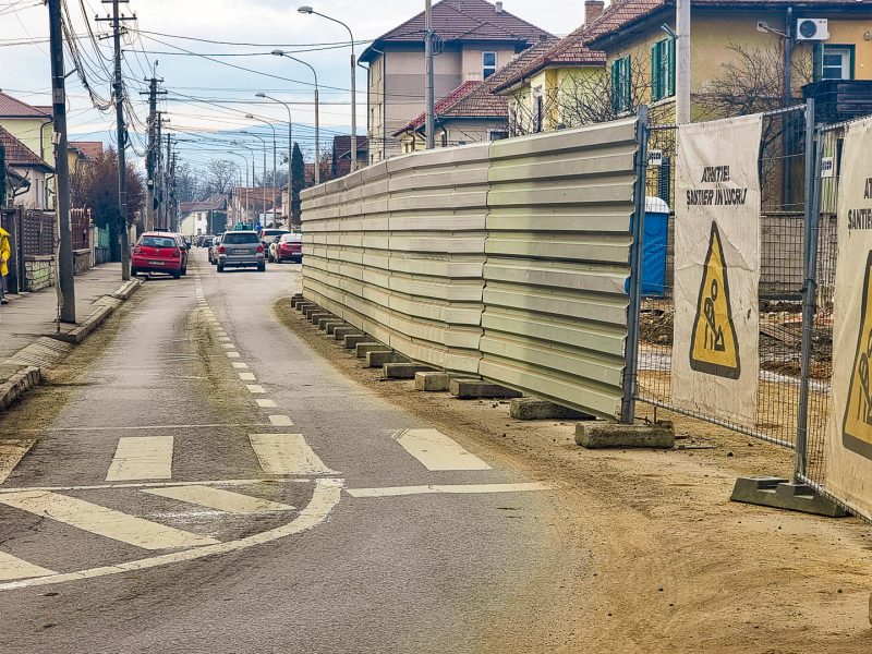 Se redeschide strada Goga pe porțiunea din zona stadionului Municipal - Dumbrăvii revine la circulația cu sens unic