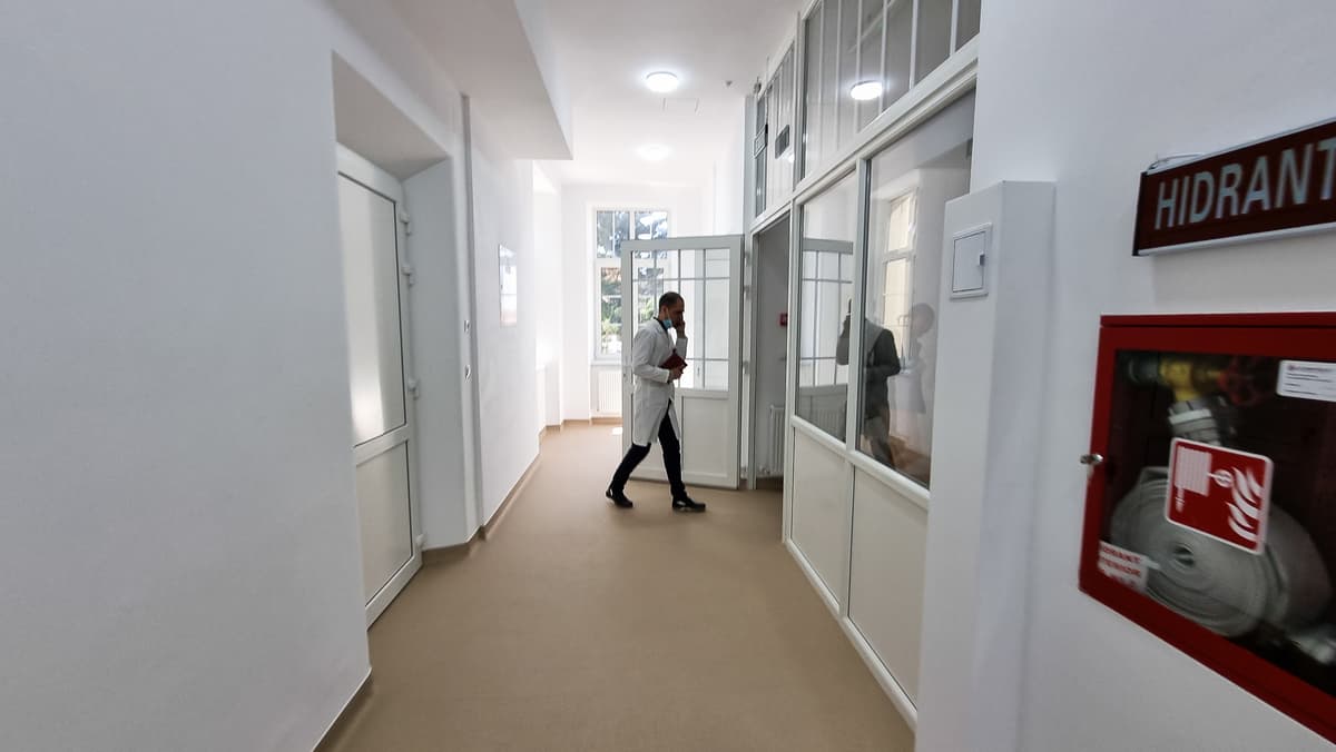 VIDEO FOTO - O nouă investiție în infrastructura medicală finalizată de Consiliul Județean Sibiu - Pavilionul IV de la Spitalul de Psihiatrie a fost modernizat și eficientizat termic