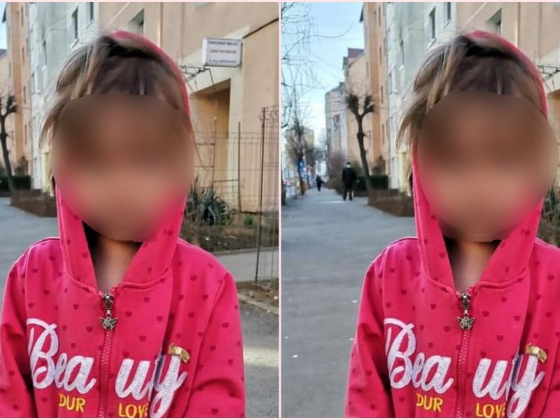 UPDATE: Fetiță găsită singură pe stradă în Sibiu - Mama micuței: „A fost o clipă de neatenție”