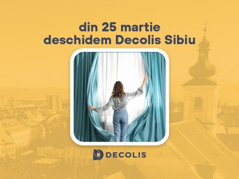 Decolis Sibiu: Din 25 martie un nou magazin de textile și inspirație pentru casă ajunge la Sibiu