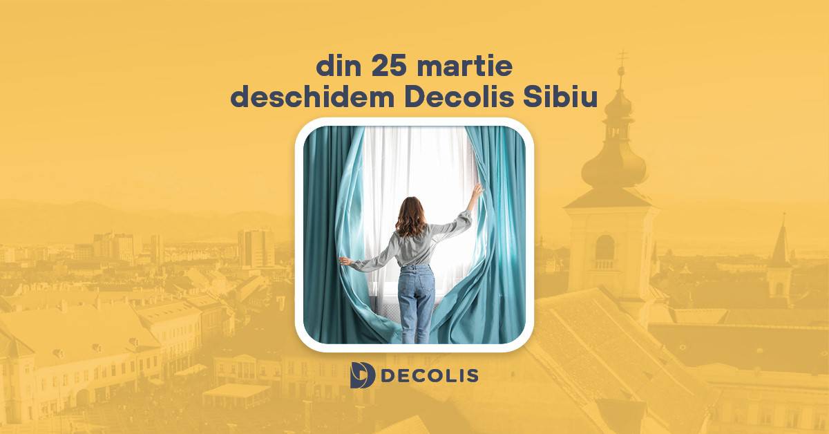 decolis sibiu: din 25 martie un nou magazin de textile și inspirație pentru casă ajunge la sibiu