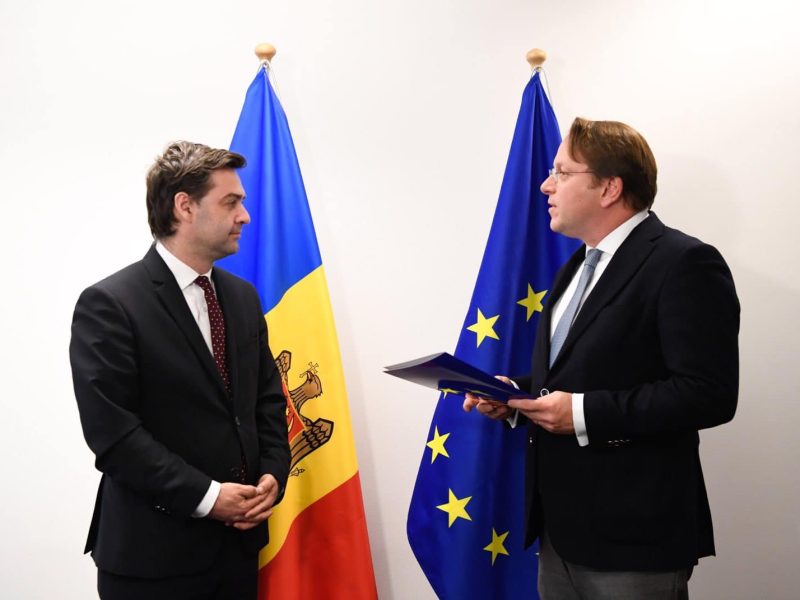 Republica Moldova a primit chestionarul de alăturare la Uniunea Europeană