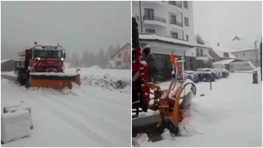 Ninsoare la început de aprilie - Sezonul de schi a fost prelungit