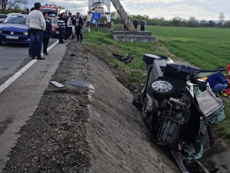 UPDATE: Accident grav la Arpașu de Jos - Două persoane au murit