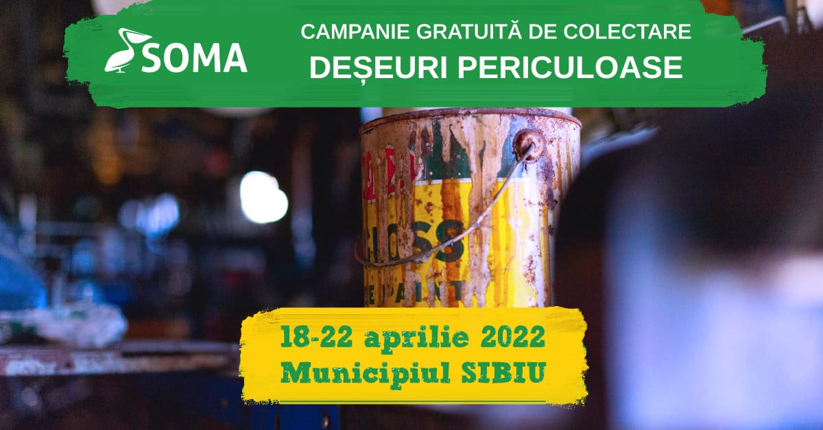 soma organizează o nouă campanie de colectare a deșeurilor periculoase