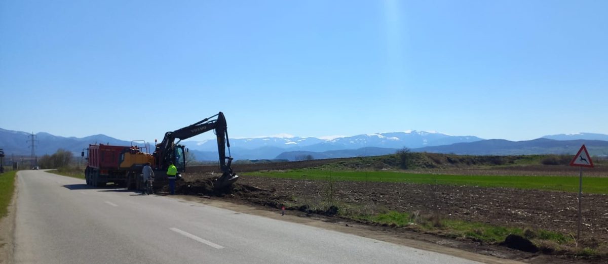 Au început lucrările la pista de biciclete dintre Avrig și Mârșa