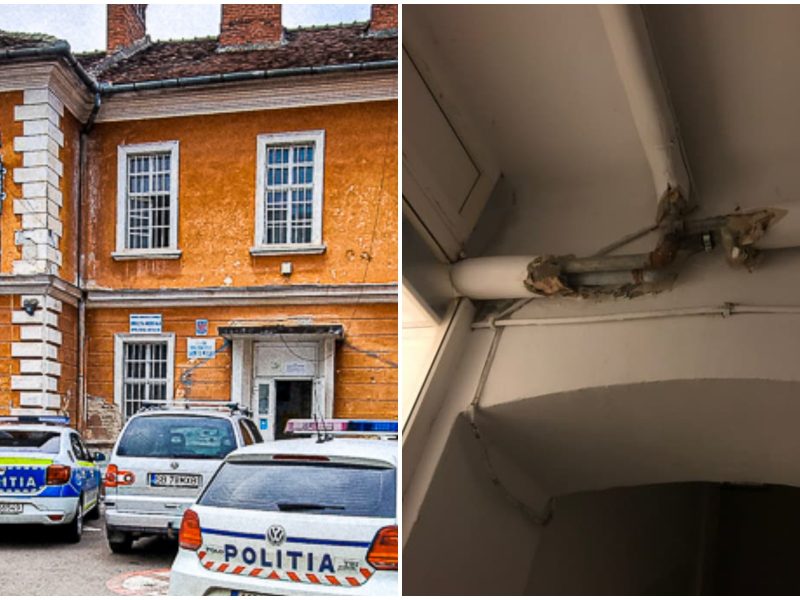 Sediul Biroului Rutier din Sibiu intră în renovare - Uși de termopan, parchet laminat și pereți zugrăviți