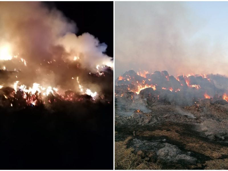 Pompierii sibieni s-au luptat o noapte întreagă cu flăcările - Au stins un incendiu din județul Alba