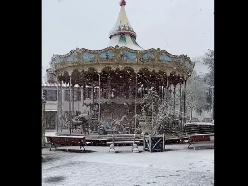 video: fenomen meteo neobișnuit în spania și franța - a nins în plină primăvară