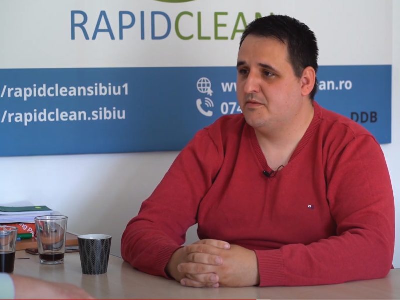 Rapid Clean Sibiu - De la taximetrie la servicii profesionale de curățenie, dezinfecție si deratizare sau cum s-a reinventat un sibian în pandemie