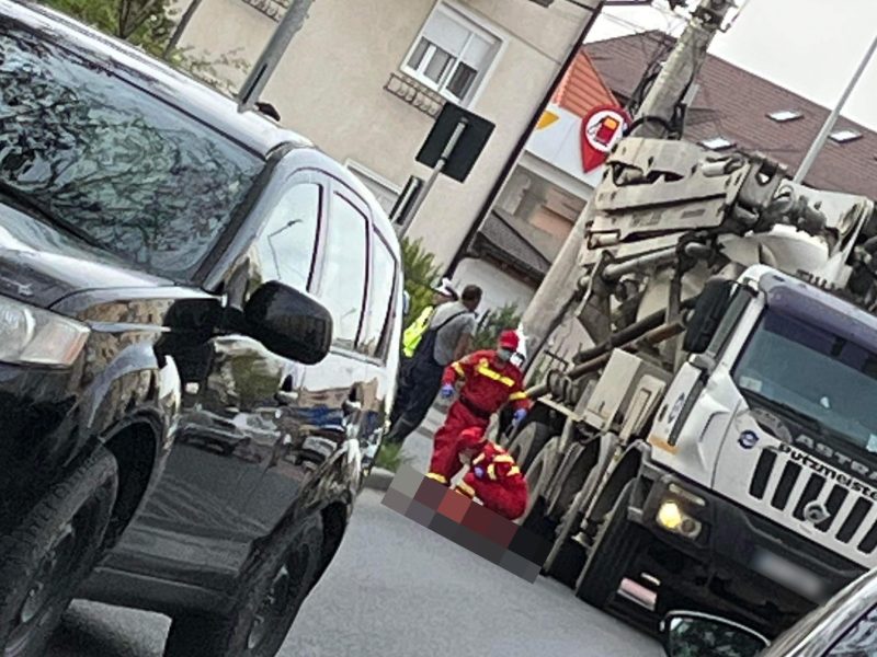 video: momentul accidentului mortal de pe calea cisnădiei - pietonul a fost strivit de o cifă