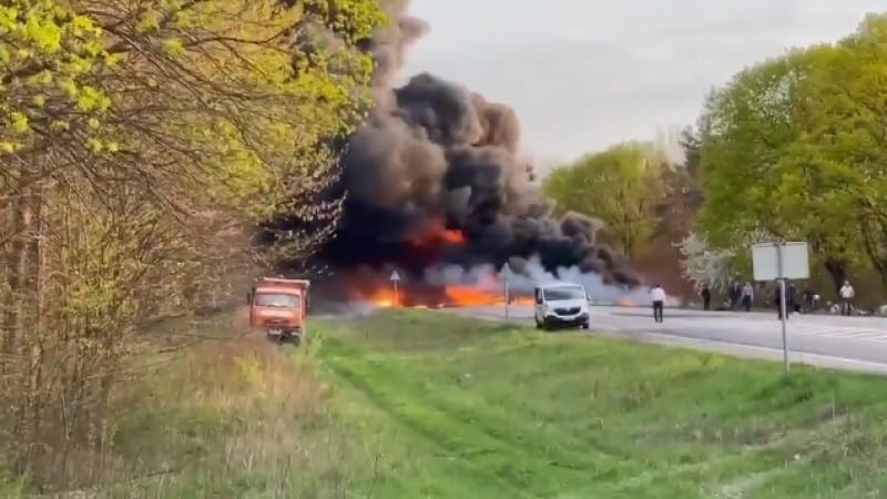 video accident rutier grav în ucraina - douăzeci și șase de oameni au murit