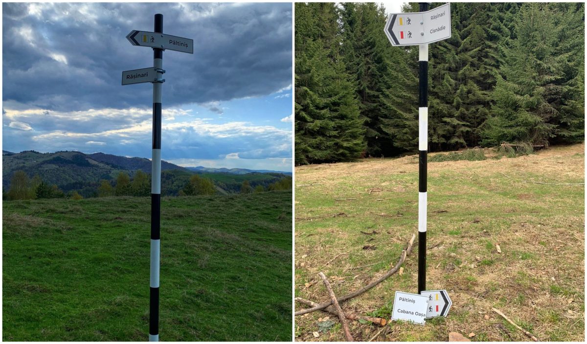 Marcaje montane vandalizate - Salvamont Sibiu cere controale: „Jandarmii trebuie să patruleze”