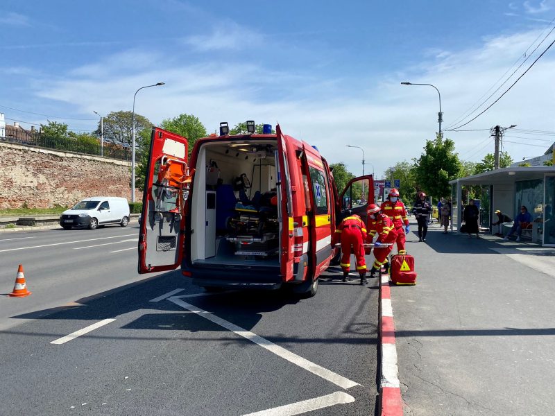 Simulare de incendiu în sala de spectacole a Teatrului „Radu Stanca” din Sibiu