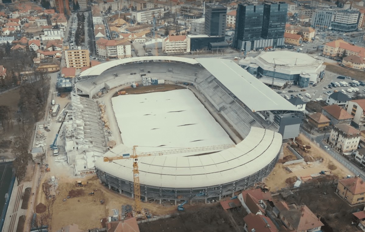 Stadionul ”Municipal” din Sibiu aproape gata - FC Hermannstadt ar putea juca primul meci acasă în noiembrie