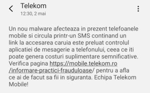 telekom avertizează clienții să fie atenţi la mesajele înșelătoare