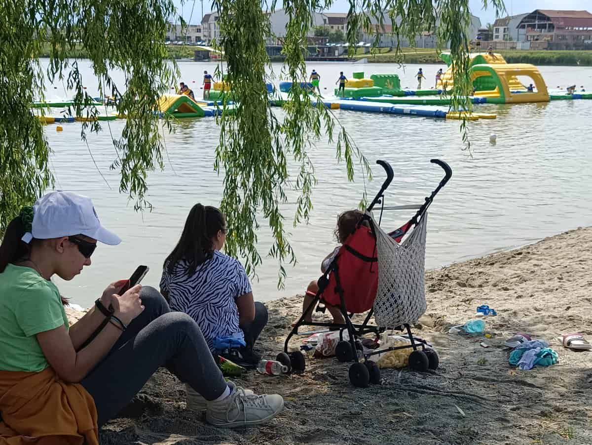 VIDEO FOTO S-a deschis Complexul Lacul Binder - Oază de relaxare, plajă și sporturi nautice la cinci minute de centrul Sibiului