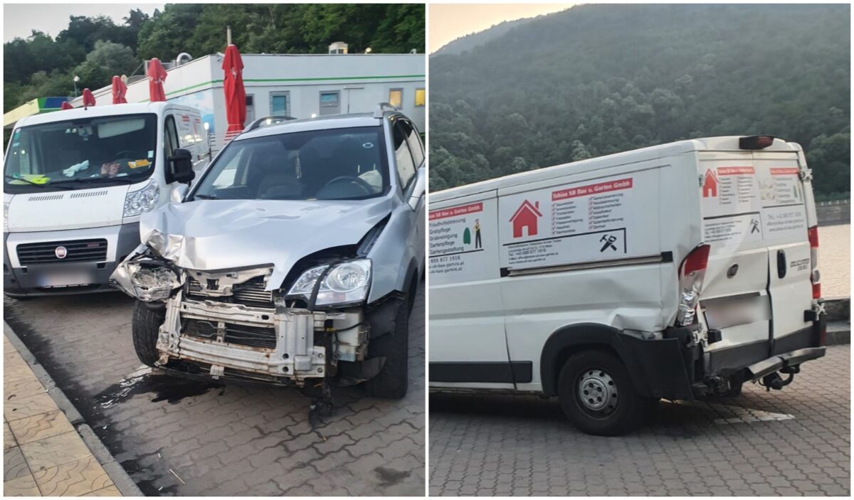 Polițist sancționat și cercetat disciplinar după ce a făcut accident pe Valea Oltului - A lovit mașina unui sibian