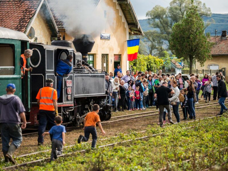 mocănița reia cursele pe valea hârtibaciului. prima este programată la începutul lui aprilie