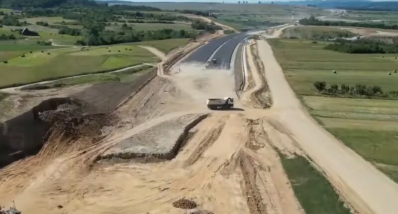 video lucrările pe autostrada sibiu - boița avansează vertiginos - ar putea fi deschisă în decembrie