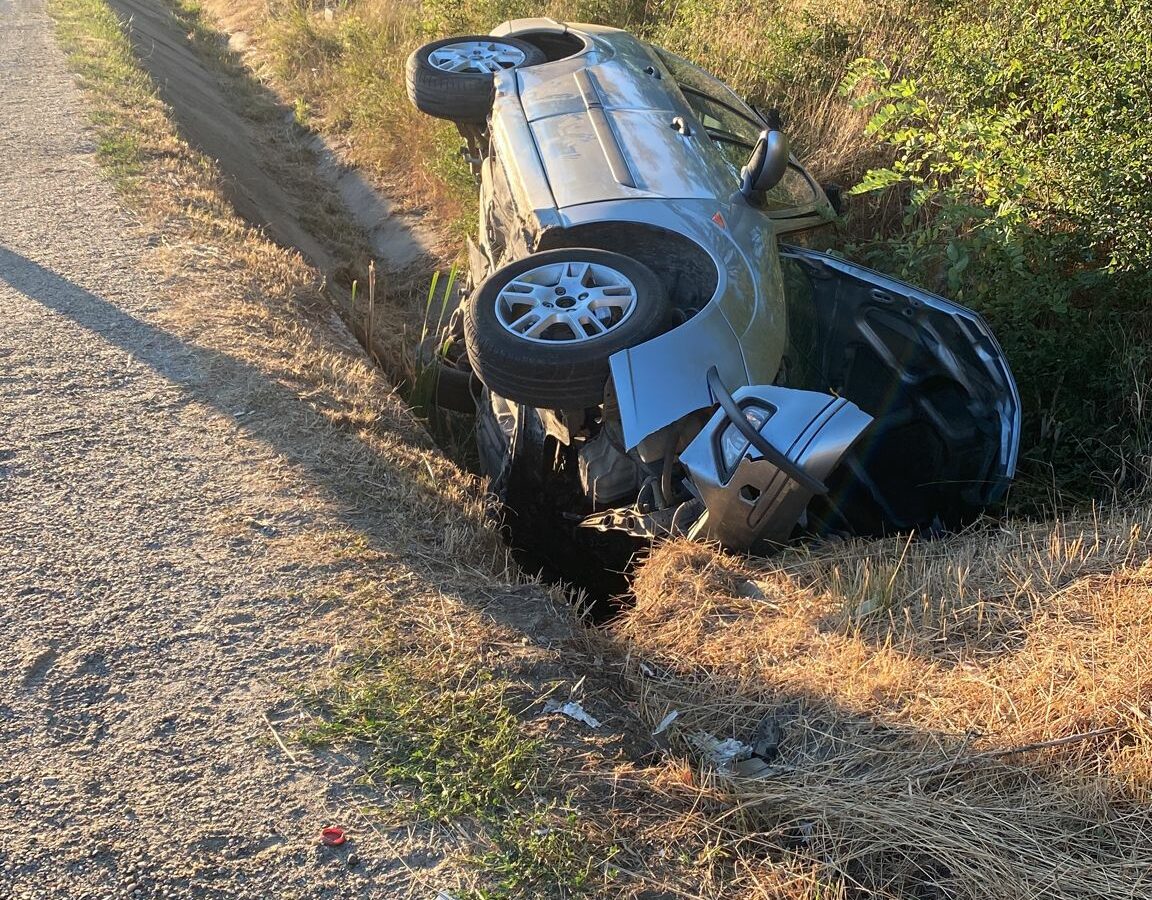 sibian rănit într-un accident rutier în județul sălaj – a intrat cu mașina în șanțul de pe marginea drumului