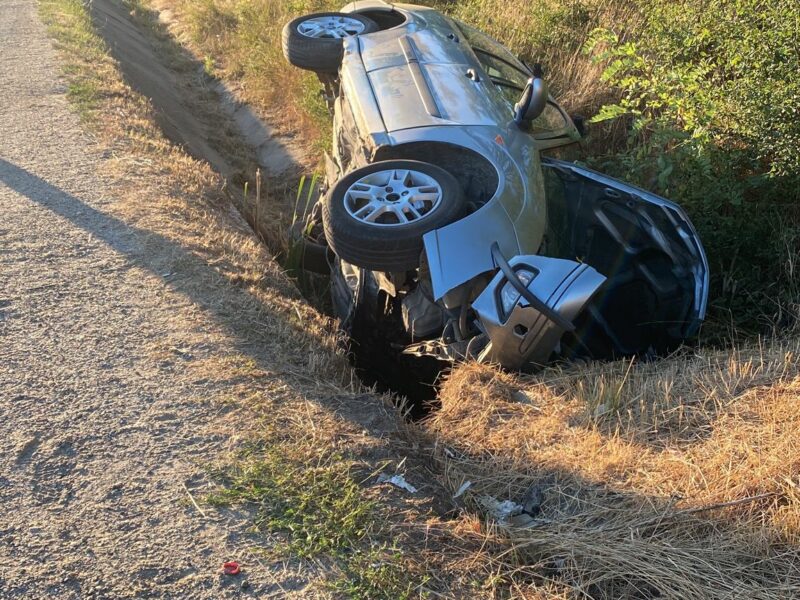 sibian rănit într-un accident rutier în județul sălaj – a intrat cu mașina în șanțul de pe marginea drumului