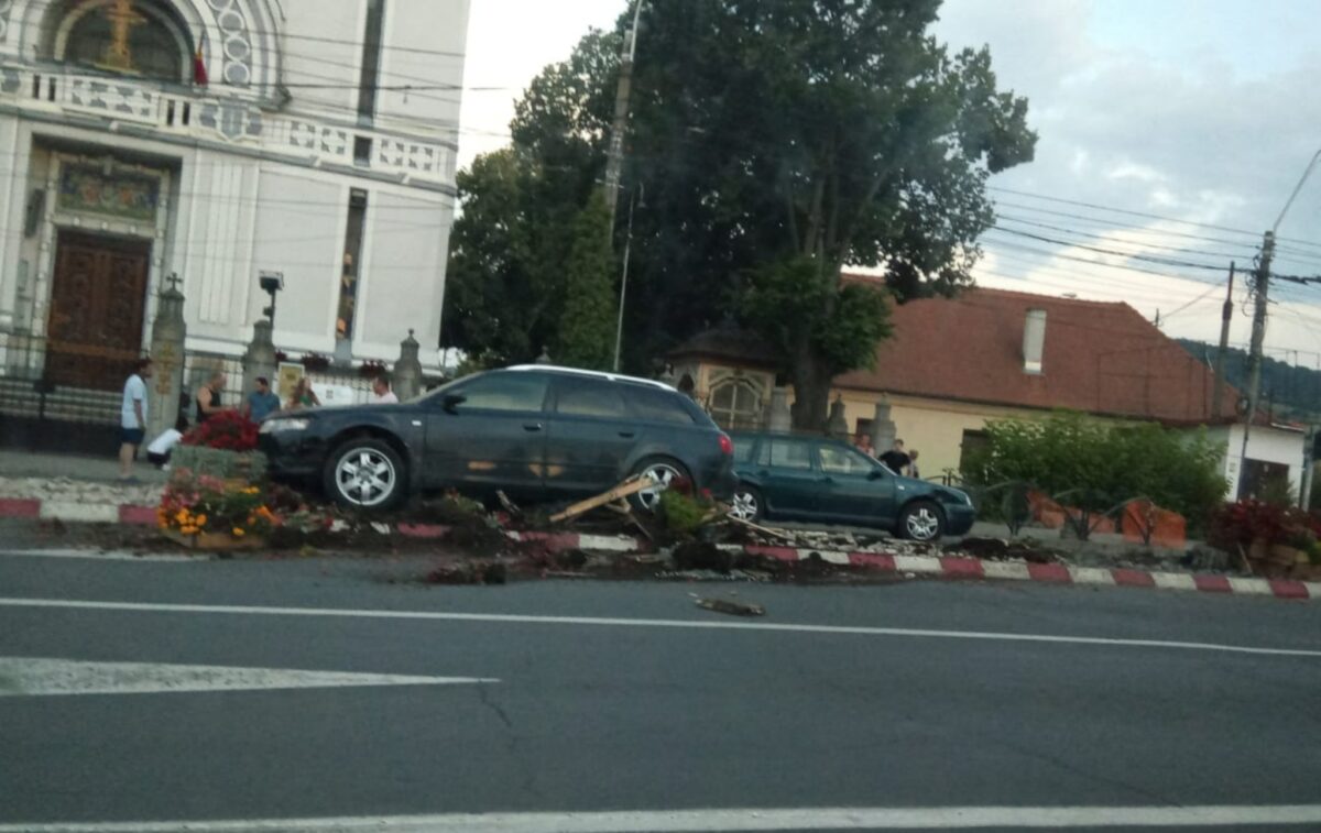 Șofer amendat și lăsat fără permis după ce a provocat un accident la Mediaș