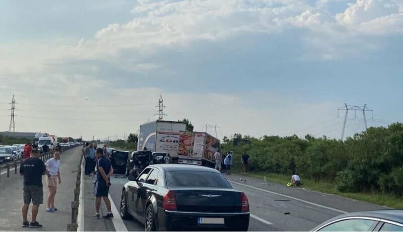 șapte mașini implicate într-un accident mortal pe a1 - pitești - bucurești - traficul blocat