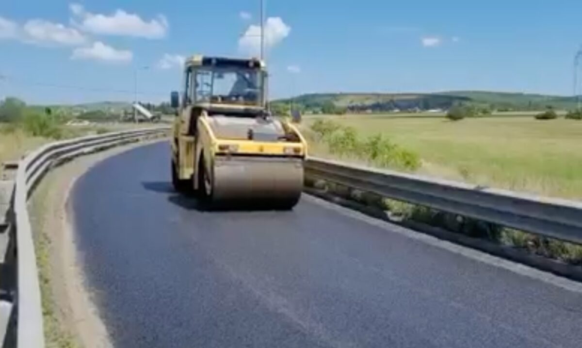 VIDEO Modernizarea drumului județean Agnita-Sighișoara – Lucrări finalizate cu două luni mai devreme